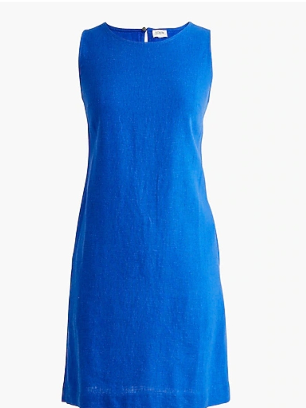 J. Crew Cobalt Blue Sleeveless Dress